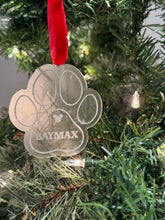 Load image into Gallery viewer, Custom Paw Print Ornament