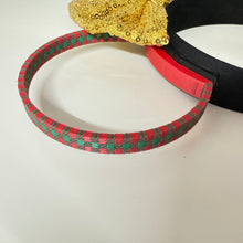 Load image into Gallery viewer, "Standard" Christmas Check Open Hoops