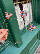 Load image into Gallery viewer, Rainbow Bright Mouse Halo Topper