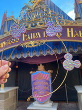 Load image into Gallery viewer, Iridescent Pink Mouse Halo Topper
