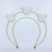 Load image into Gallery viewer, Pearl Mouse Halo Topper