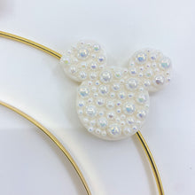Load image into Gallery viewer, Pearl Mouse Halo Topper