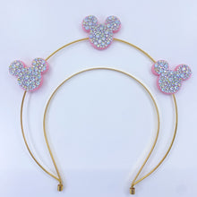 Load image into Gallery viewer, Iridescent Pink Mouse Halo Topper