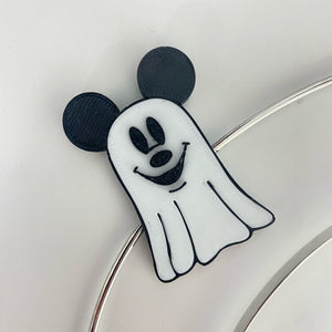 Ghost Mouse Halo Topper