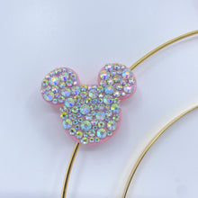 Load image into Gallery viewer, Iridescent Pink Mouse Halo Topper