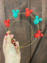 Load image into Gallery viewer, Shimmer Red + Evergreen Balloon Halo Topper- BLACK FRIDAY EXCLUSIVE