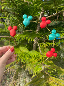 Shimmer Red + Evergreen Balloon Halo Topper- BLACK FRIDAY EXCLUSIVE